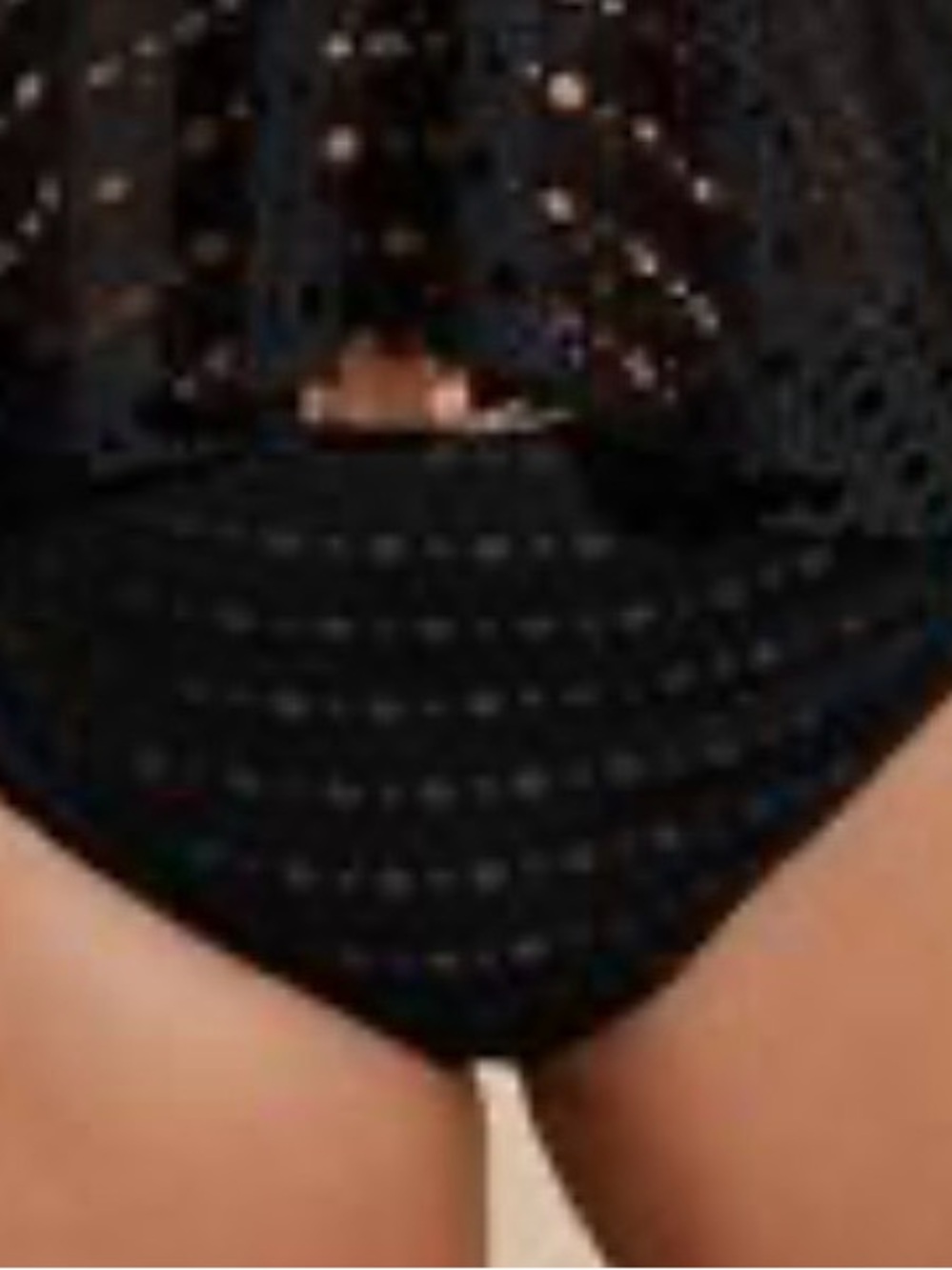 ❤️NEW Black Crochet Bikini Bottom